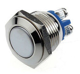 16mm Stainless Steel Metal Push Button Switch